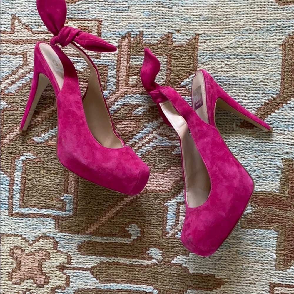 Dolce Vita pink sling back pumps